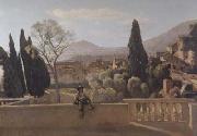 Jean Baptiste Camille  Corot Tivoli (mk11) oil